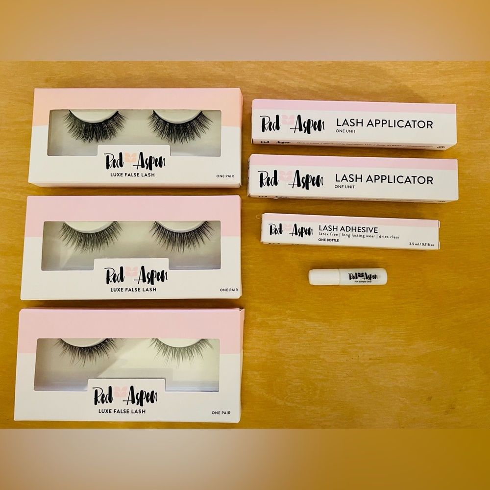 Red Aspen Luxe Silk False Lashes Bundle!!!